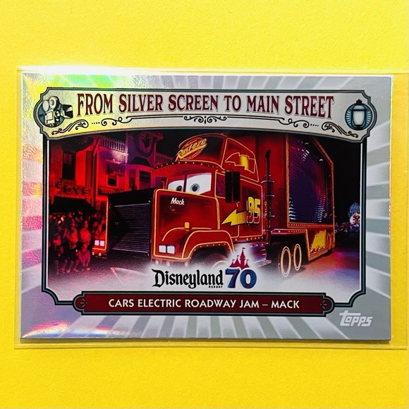 Other - 2025 Topps Disneyland 70th Ann Silver Screen To Main Street MS-21 Cars Jam Mack